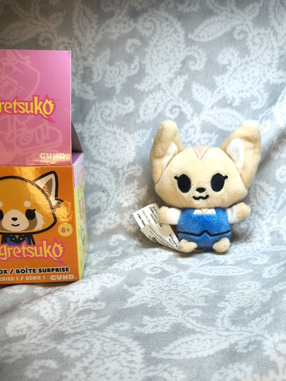 GUND Fenneko plush from the Sanrio Aggretsuko Blind Box Series #1
